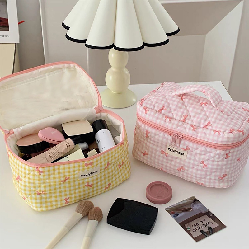 Women Bags Outlet - 3 Type Quilting Cosmetic Bag Ladies