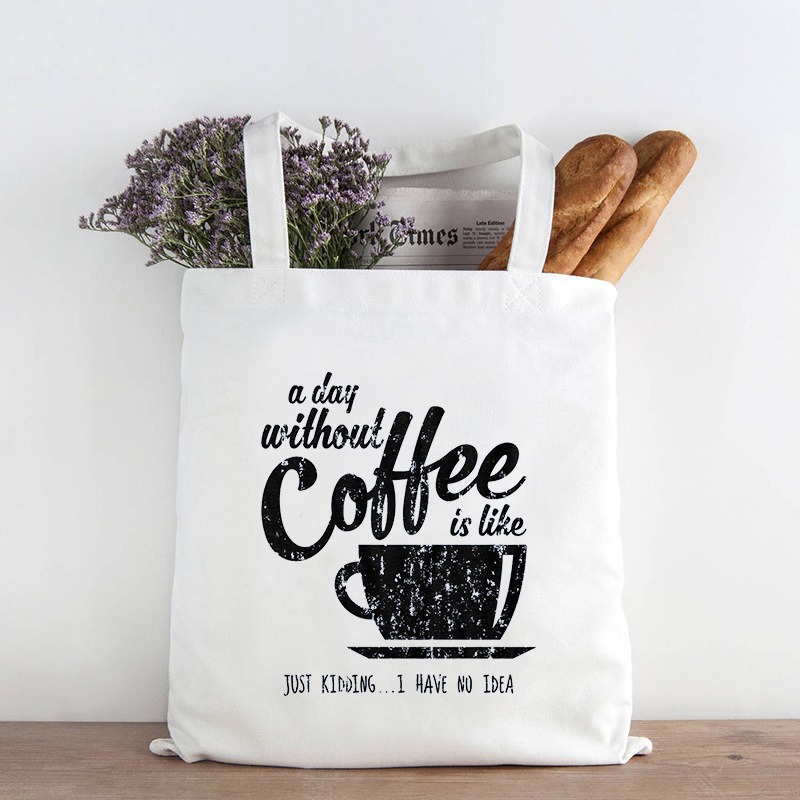 Women Bags Aldo - Funny Coffee Tote Bag Reusable Eco