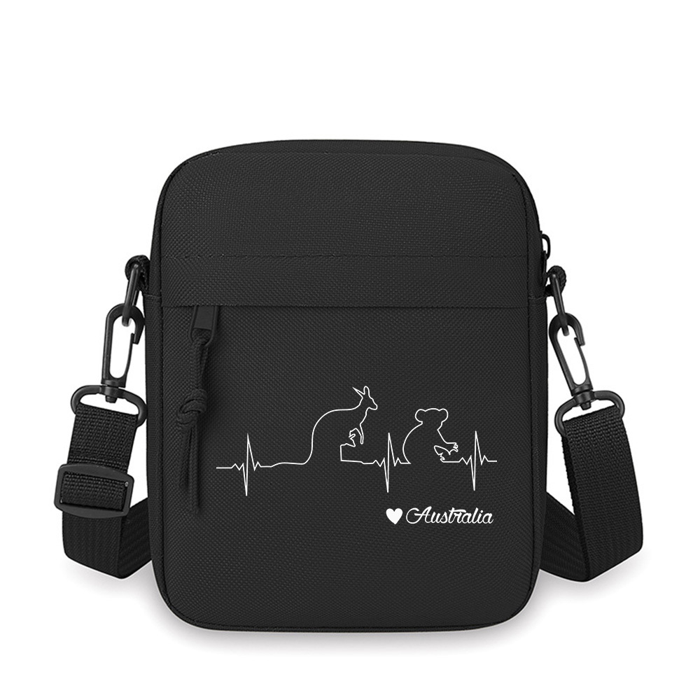 Women Bags In Australia - Heartbeat Kangaroo Koala Australia Love Men