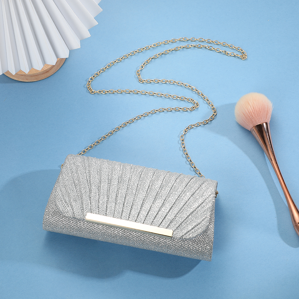 Shell Patterned Shiny Evening  – Women Bags Gold recenzja i cena