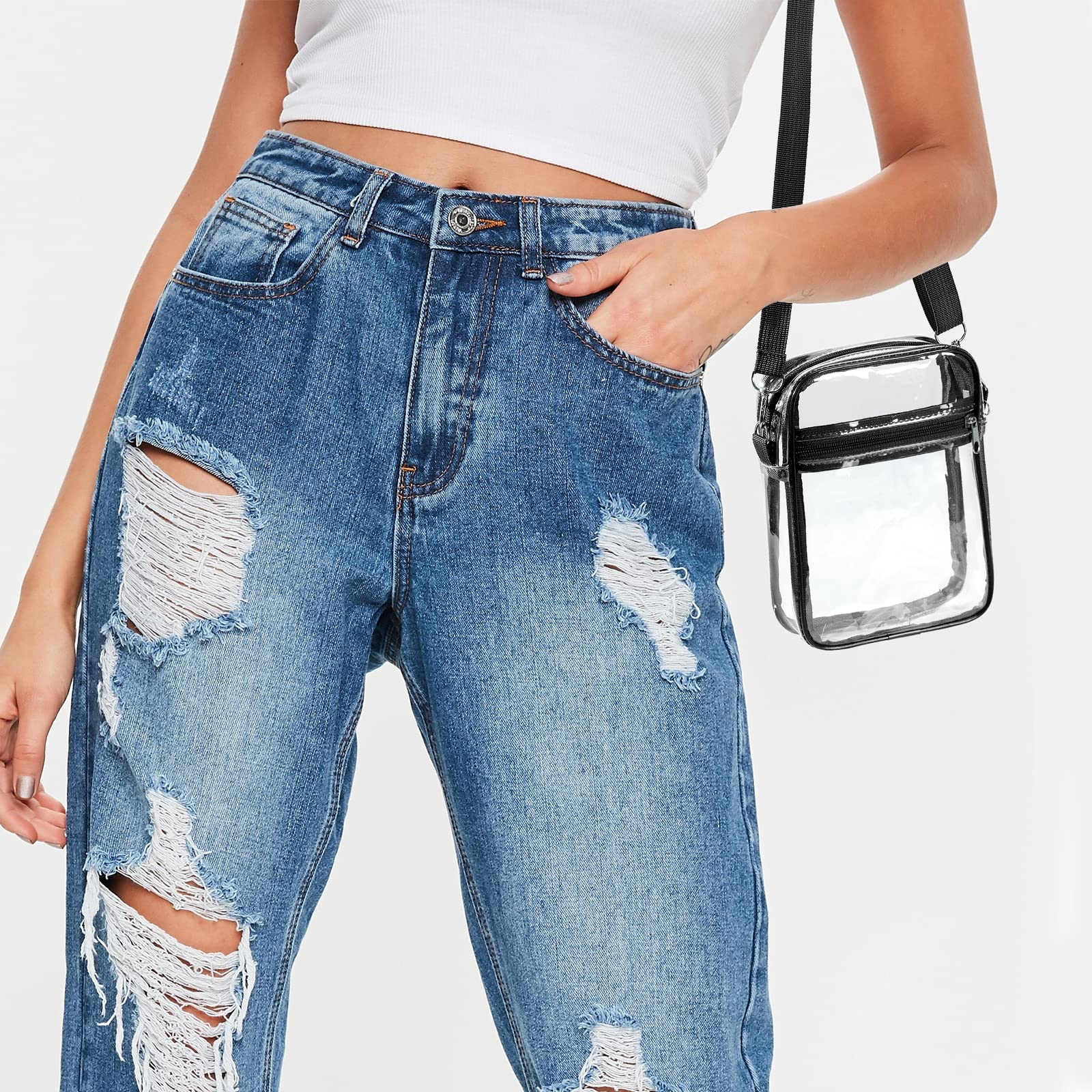 Women Clear Shoulder Bag PVC C – Women Bags Polene recenzja i cena