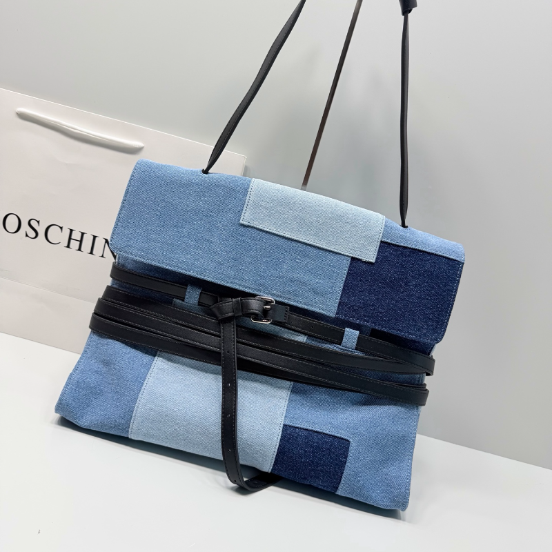 Color Block Denim Handbag Cros – Women'S Crossbody Bags recenzja i cena