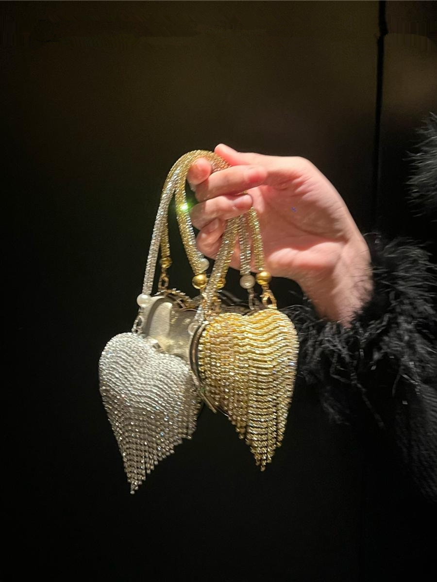 Luxury Small Bling Heart Shape – Women Bags Luxury recenzja i cena