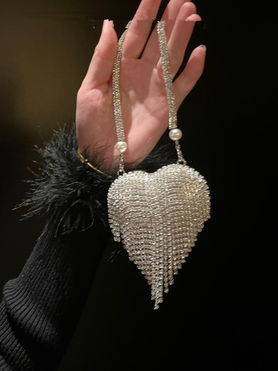 Luxury Small Bling Heart Shape – Women Bags Luxury recenzja i cena