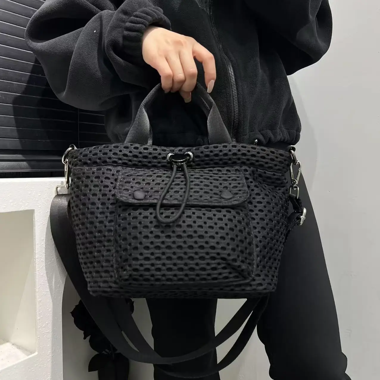 Ladies' fashionable mesh light – Women Bags Polene recenzja i cena
