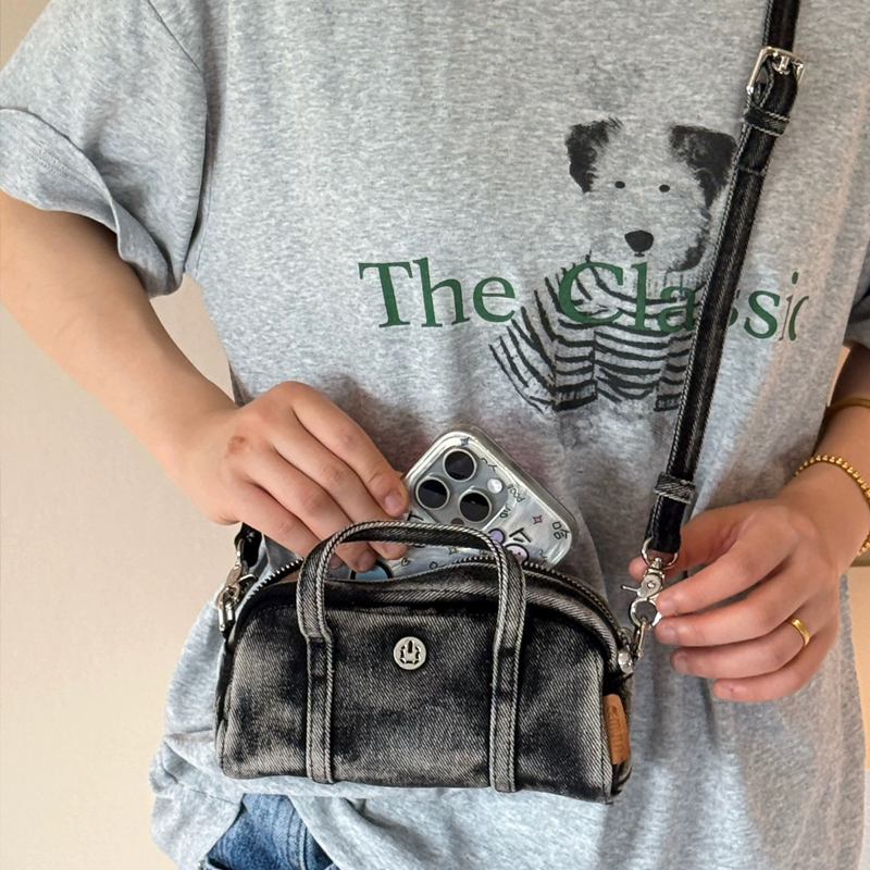 Korean Casual Mini Denim Box B – Women Bags Luxury recenzja i cena