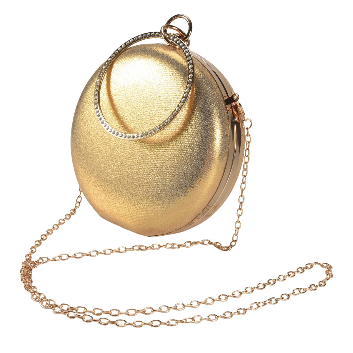 ABQR Round Shaped Women Evenin – Women Bags Gold recenzja i cena