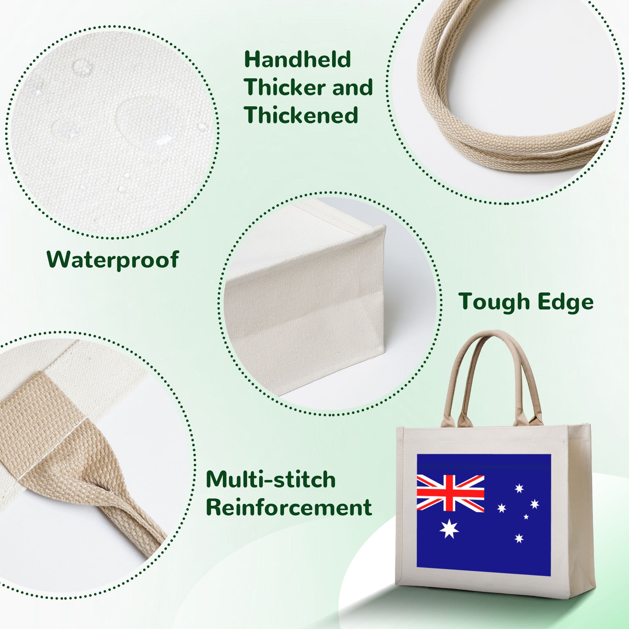 Australia Flag Grocery Tote Sh – Women Bags In Australia recenzja i cena