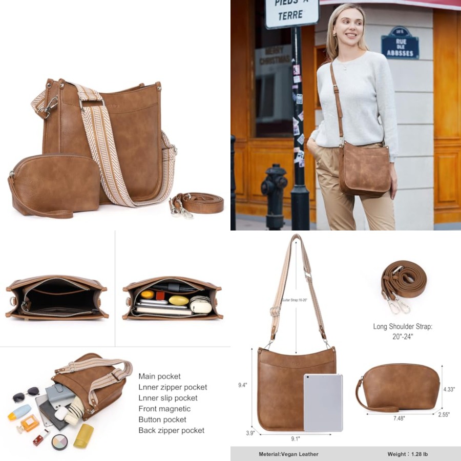 CLUCI Purses for Women, Vegen  – Women'S Crossbody Bags recenzja i cena