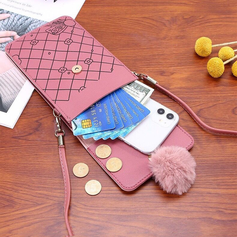 Cute Cartoon Pattern Touch-Scr – Women'S Crossbody Bags recenzja i cena