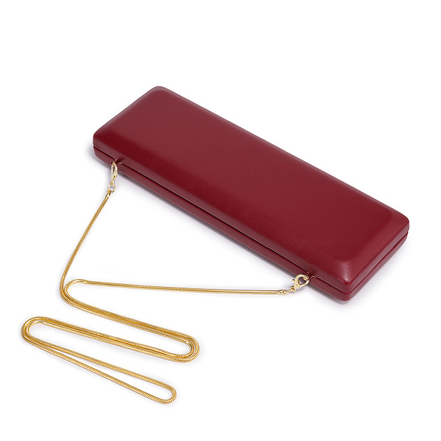Elegant Red Evening Bag Minima – Women Bags Gold recenzja i cena