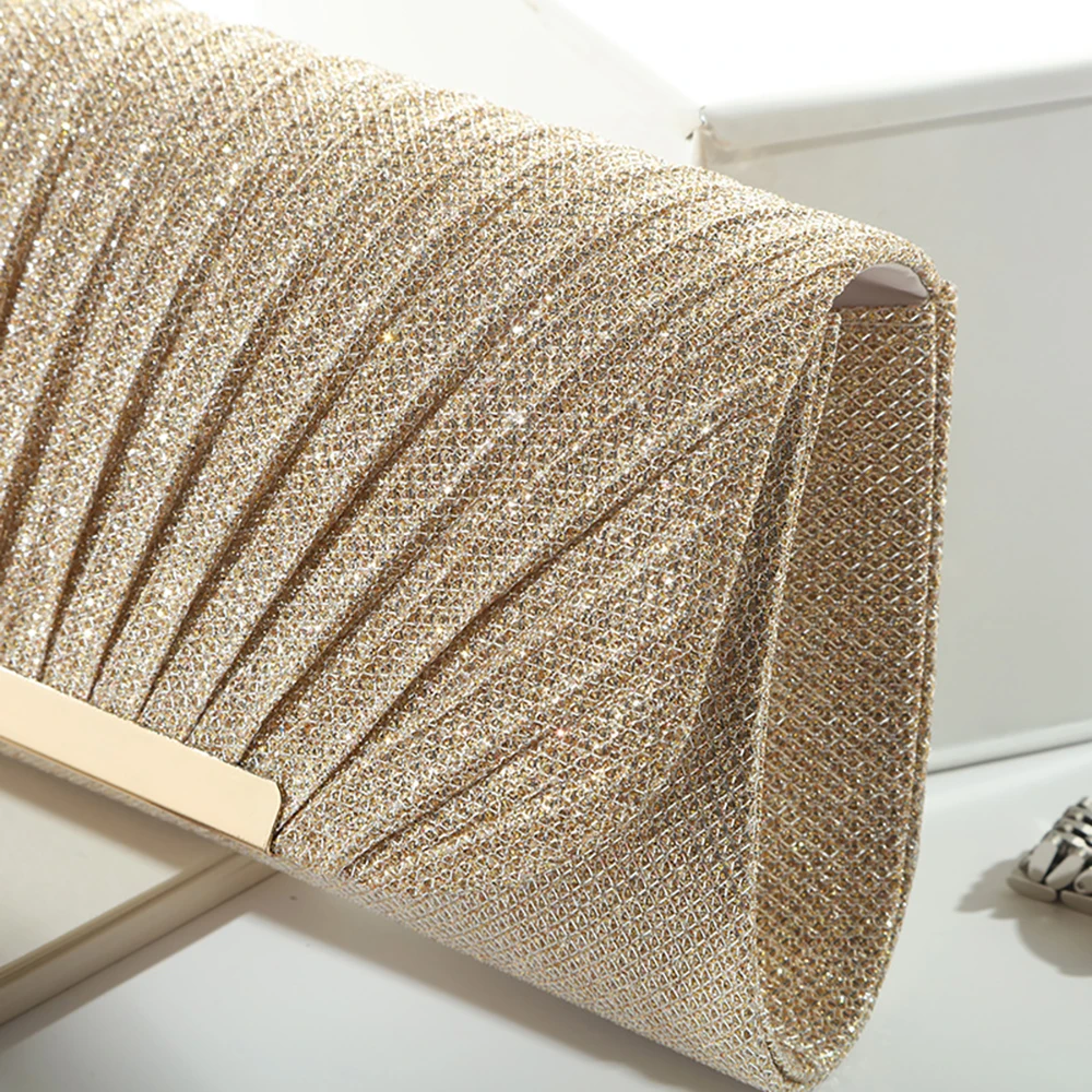 Women Evening Clutch Bag Femal – Women Bags Gold recenzja i cena