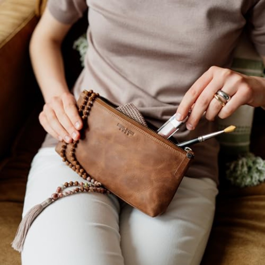 Vintage Genuine Leather Makeup – Women'S Bags recenzja i cena
