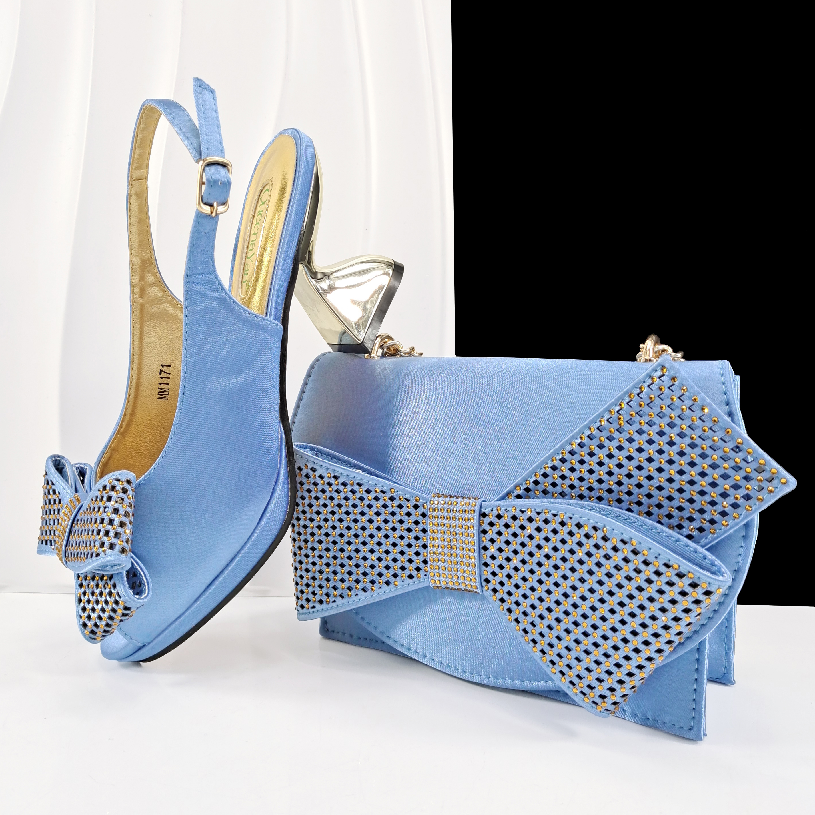 Queena Yan Sky Blue Color Peep – Women Bags Luxury recenzja i cena