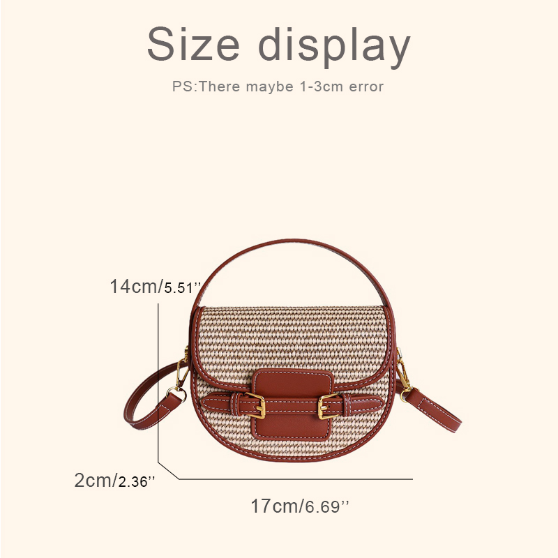 England Style Mini Straw Saddl – Women Bags Luxury recenzja i cena