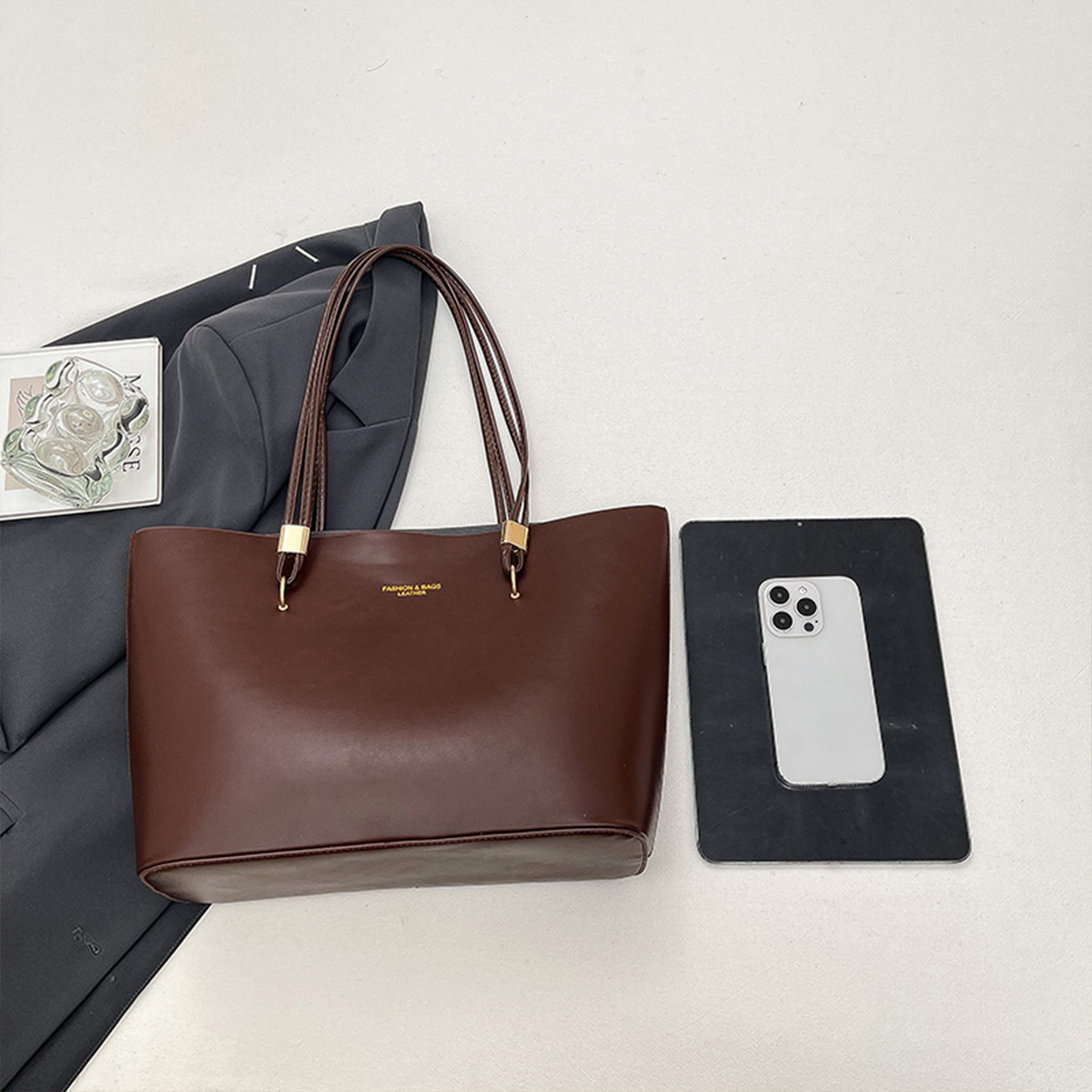 For Daily Use Fashion Tote Bag – Women Bags Gold recenzja i cena