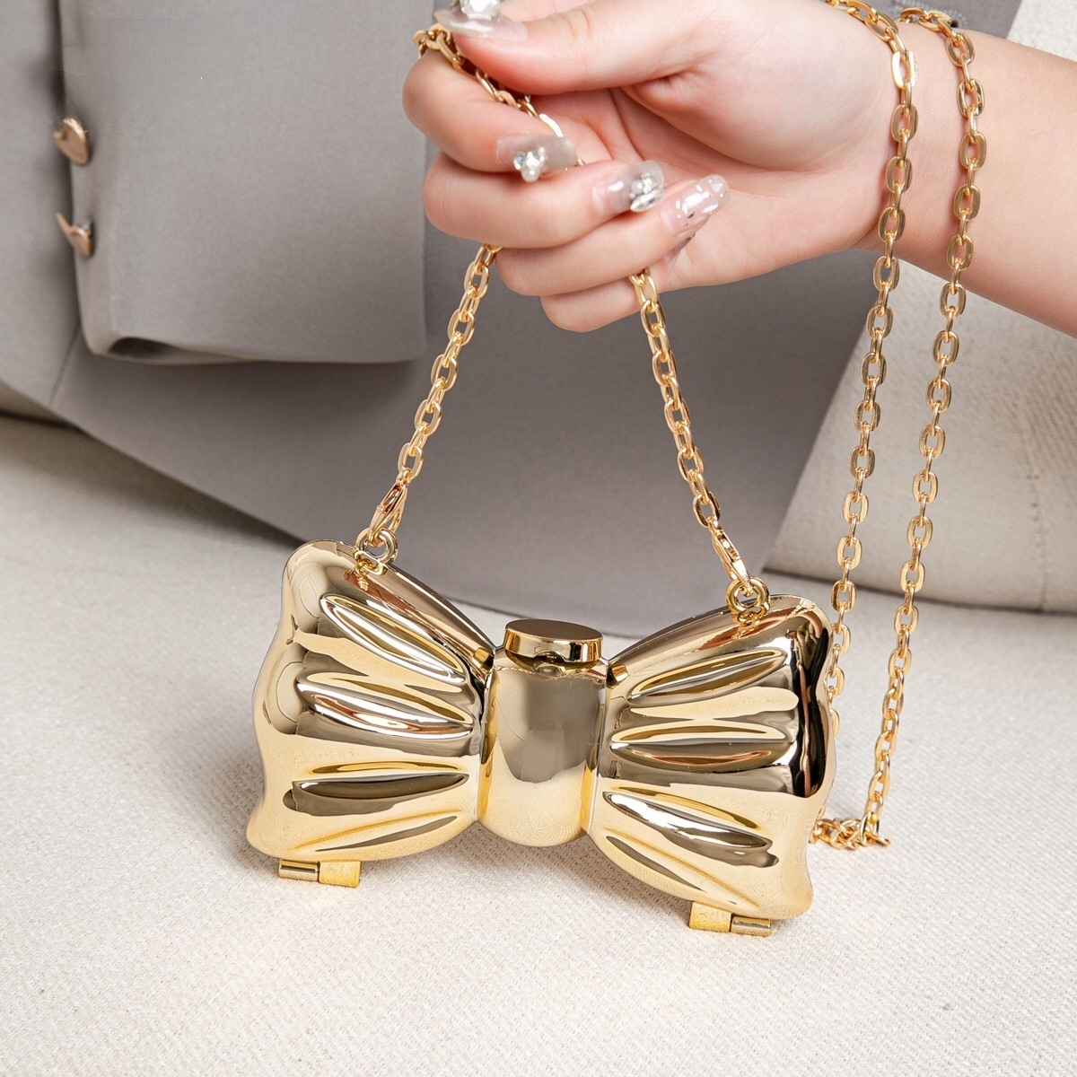 Luxury Fashion Metal Mini Hand – Women Bags Luxury recenzja i cena